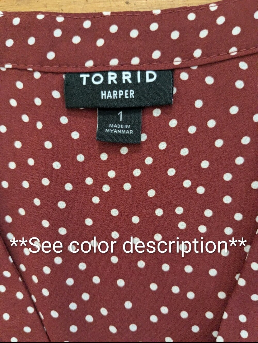 TORRID HARPER - SIZE 1 -  Women's Set Of Two -  Polka Dots and Stripes - Picture 16 of 16